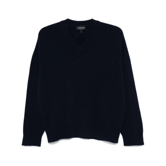 Emporio Armani Sweaters Blue Topwear Emporio Armani