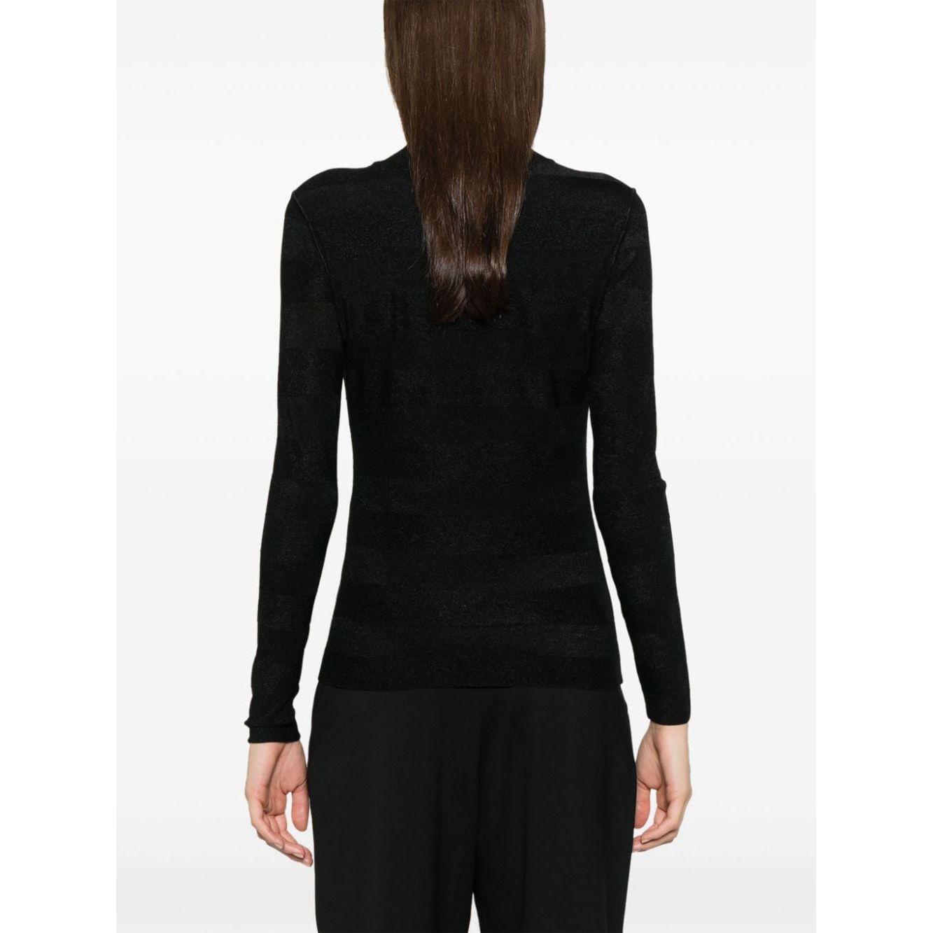 Emporio Armani Sweaters Black Topwear Emporio Armani