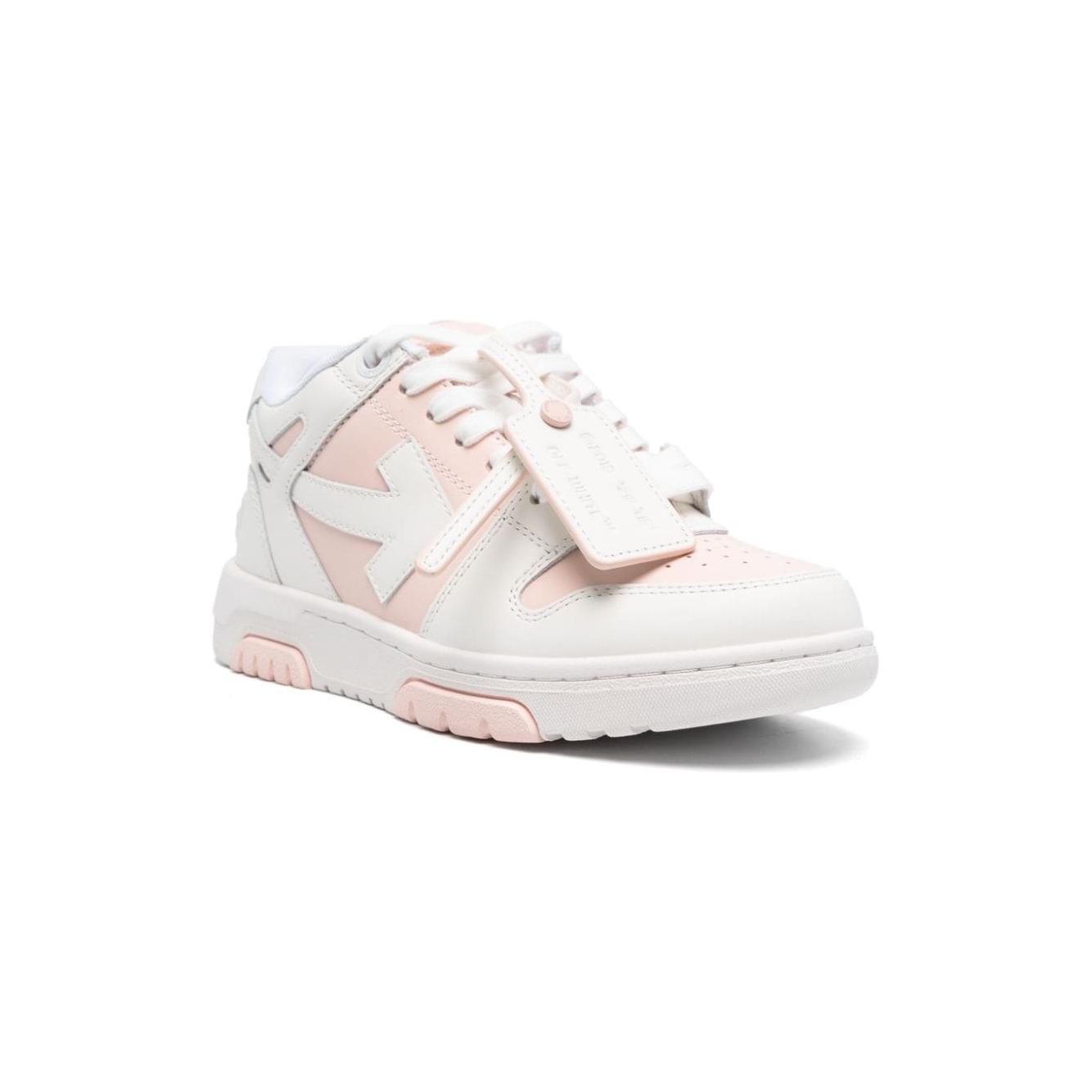 Off-White Leather Women Sneakers Powder Sneakers Off White