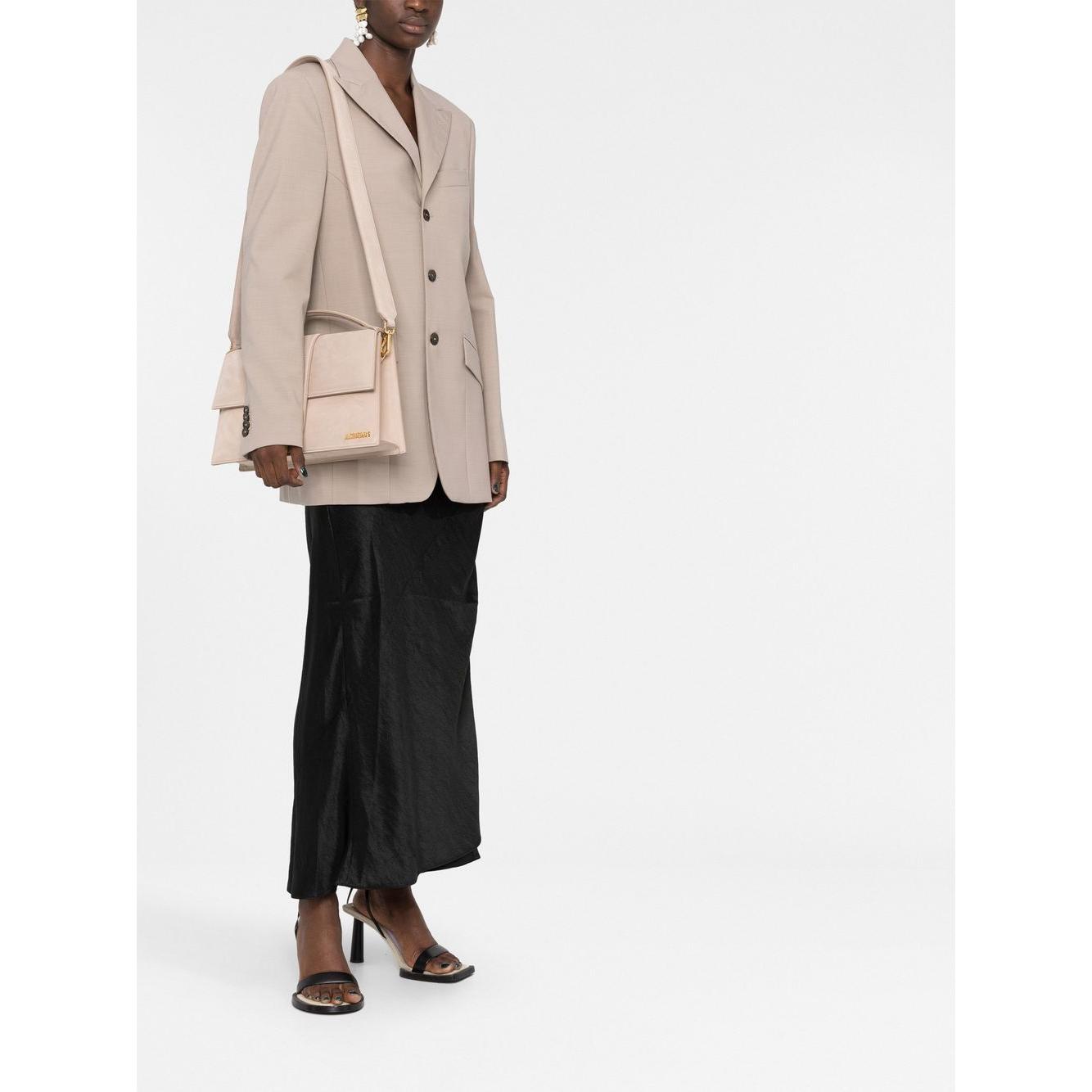 JACQUEMUS beige calf leather Bag Handbag JACQUEMUS