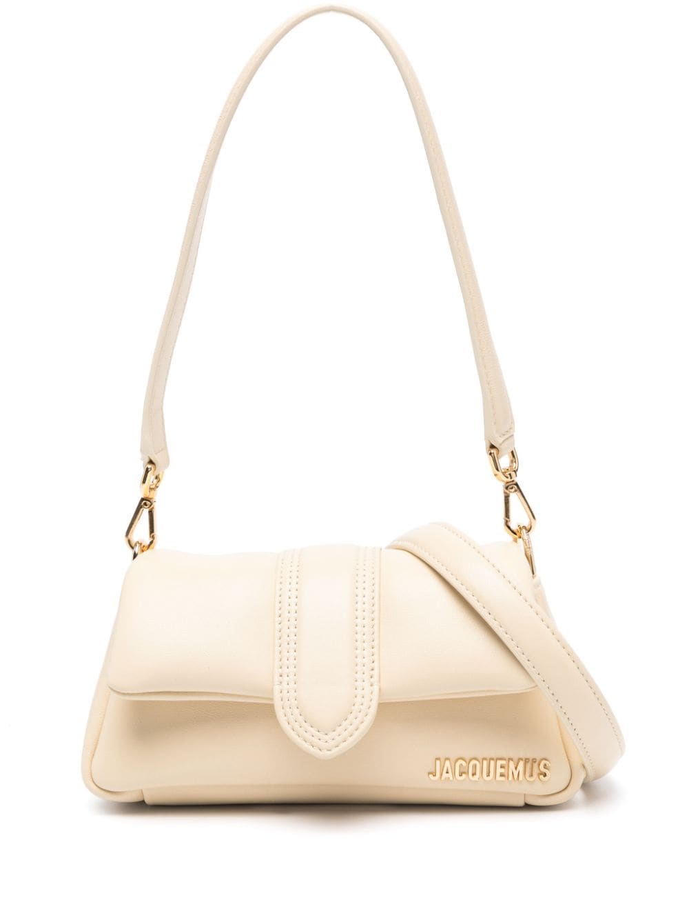 JACQUEMUS ivory white lambskin padded Bag Shoulder JACQUEMUS