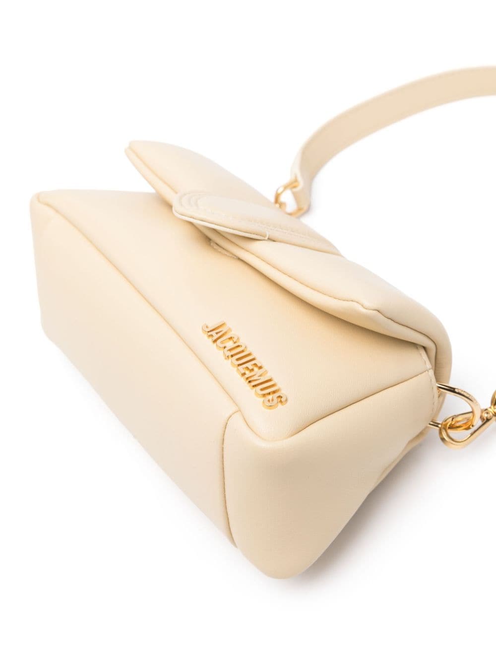 JACQUEMUS ivory white lambskin padded Bag Shoulder JACQUEMUS