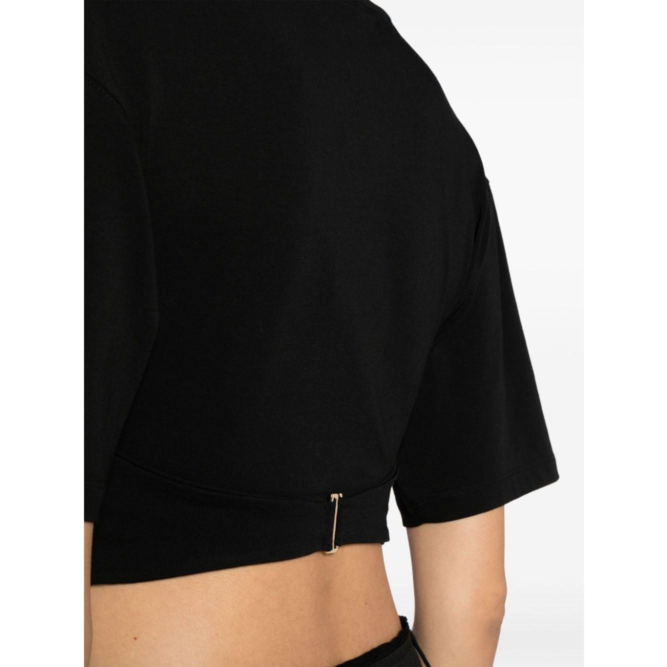 JACQUEMUS T-shirts and Polos Black Topwear JACQUEMUS