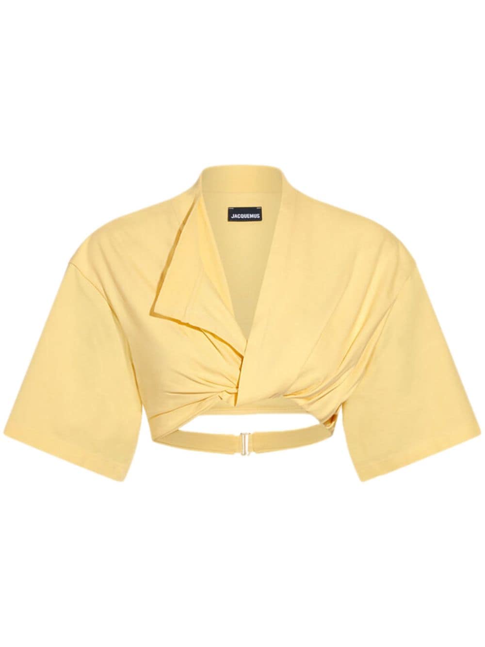 JACQUEMUS Womne Shirts and Polos Yellow Topwear JACQUEMUS