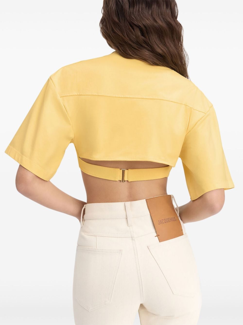 JACQUEMUS Womne Shirts and Polos Yellow Topwear JACQUEMUS