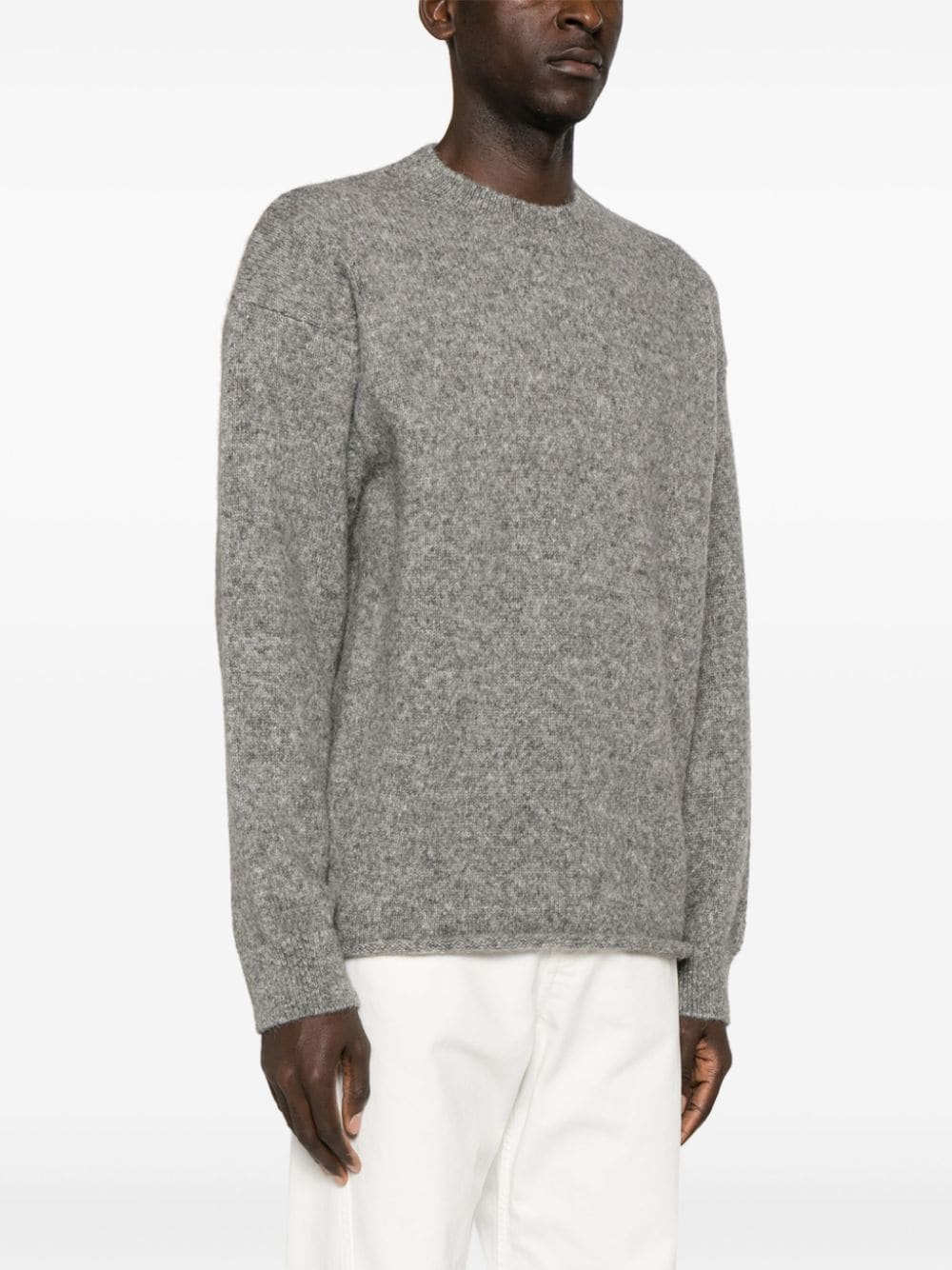 JACQUEMUS Sweaters Grey Topwear JACQUEMUS