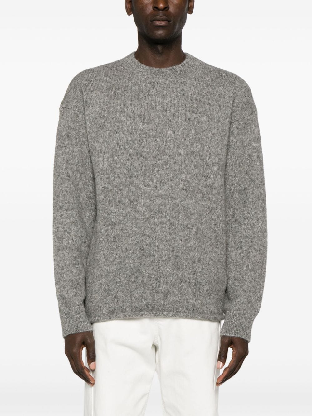 JACQUEMUS Sweaters Grey Topwear JACQUEMUS