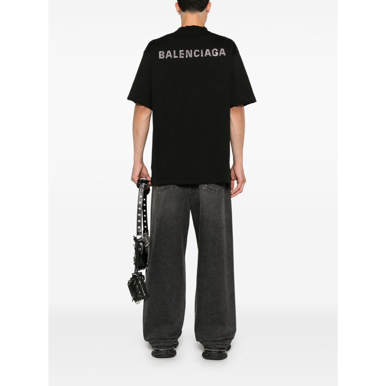 Balenciaga T-shirts and Polos Black Topwear Balenciaga