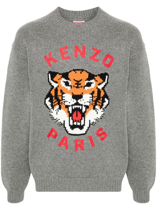 Kenzo Sweaters Grey Topwear Kenzo