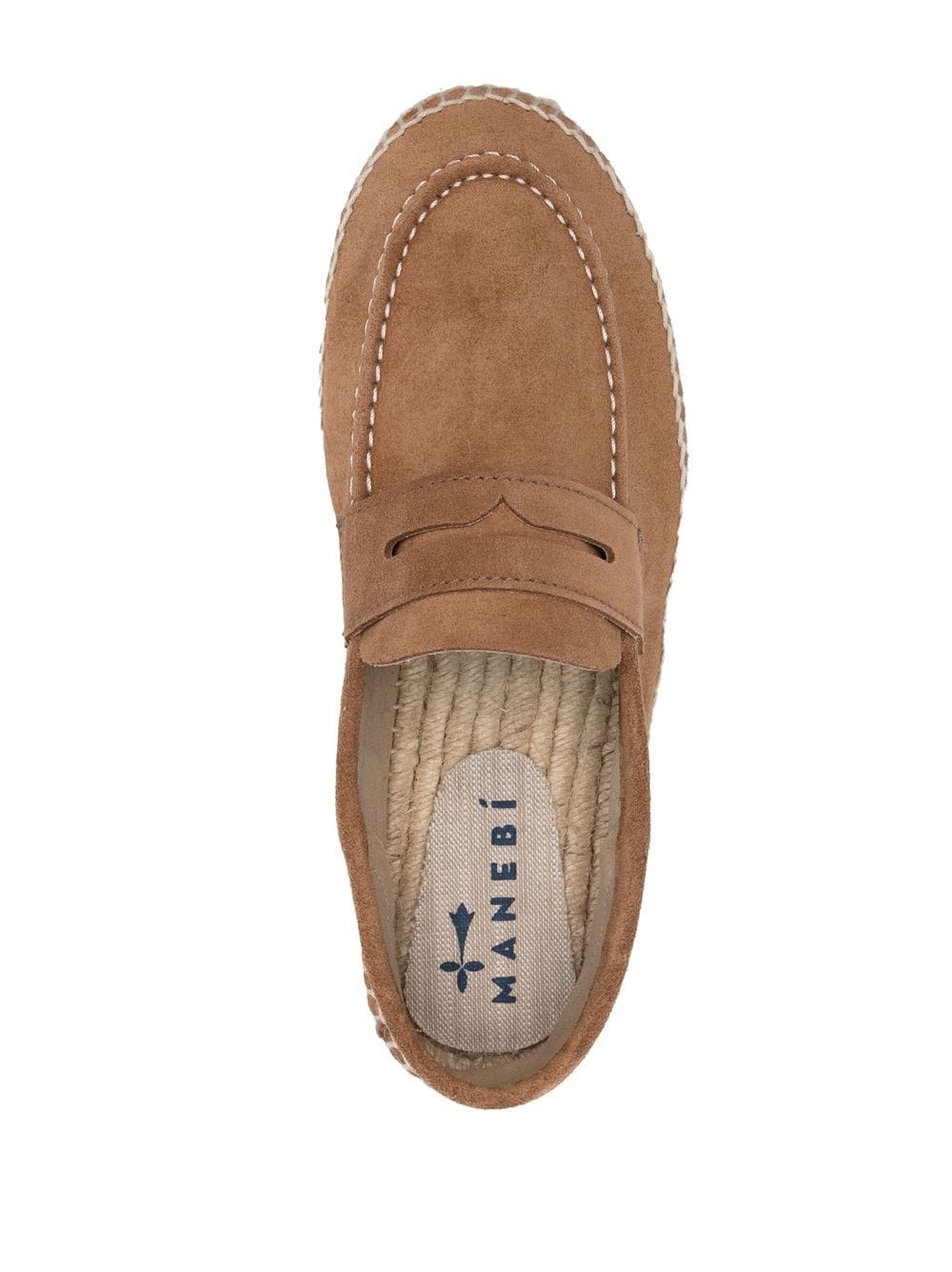 MANEBI Flat shoes Brown Moccasins Manebi