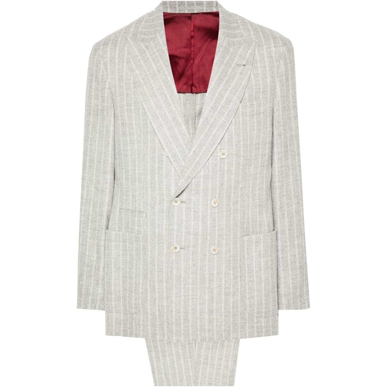 Brunello Cucinelli Suit Light Grey Suits Brunello Cucinelli