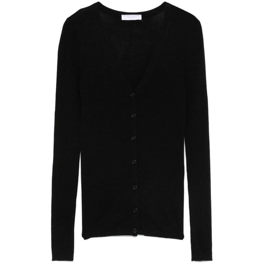 Majestic Sweaters Black Topwear Majestic