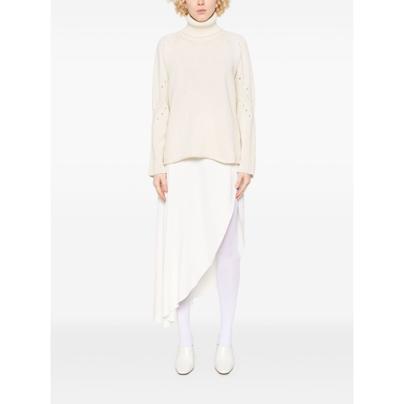 Semicouture Sweaters White Topwear Semicouture