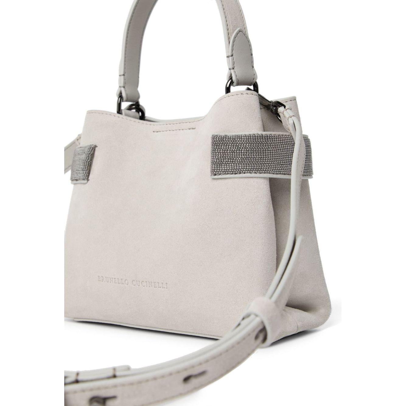 Brunello Cucinelli Bags.. Light Grey Handbag Brunello Cucinelli