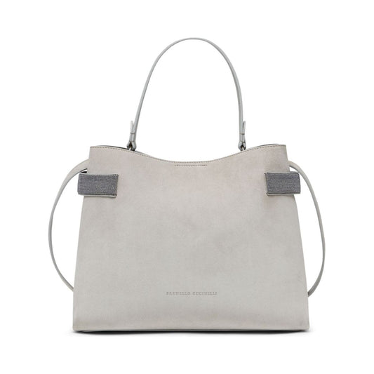 Brunello Cucinelli Bags.. Light Grey Handbag Brunello Cucinelli