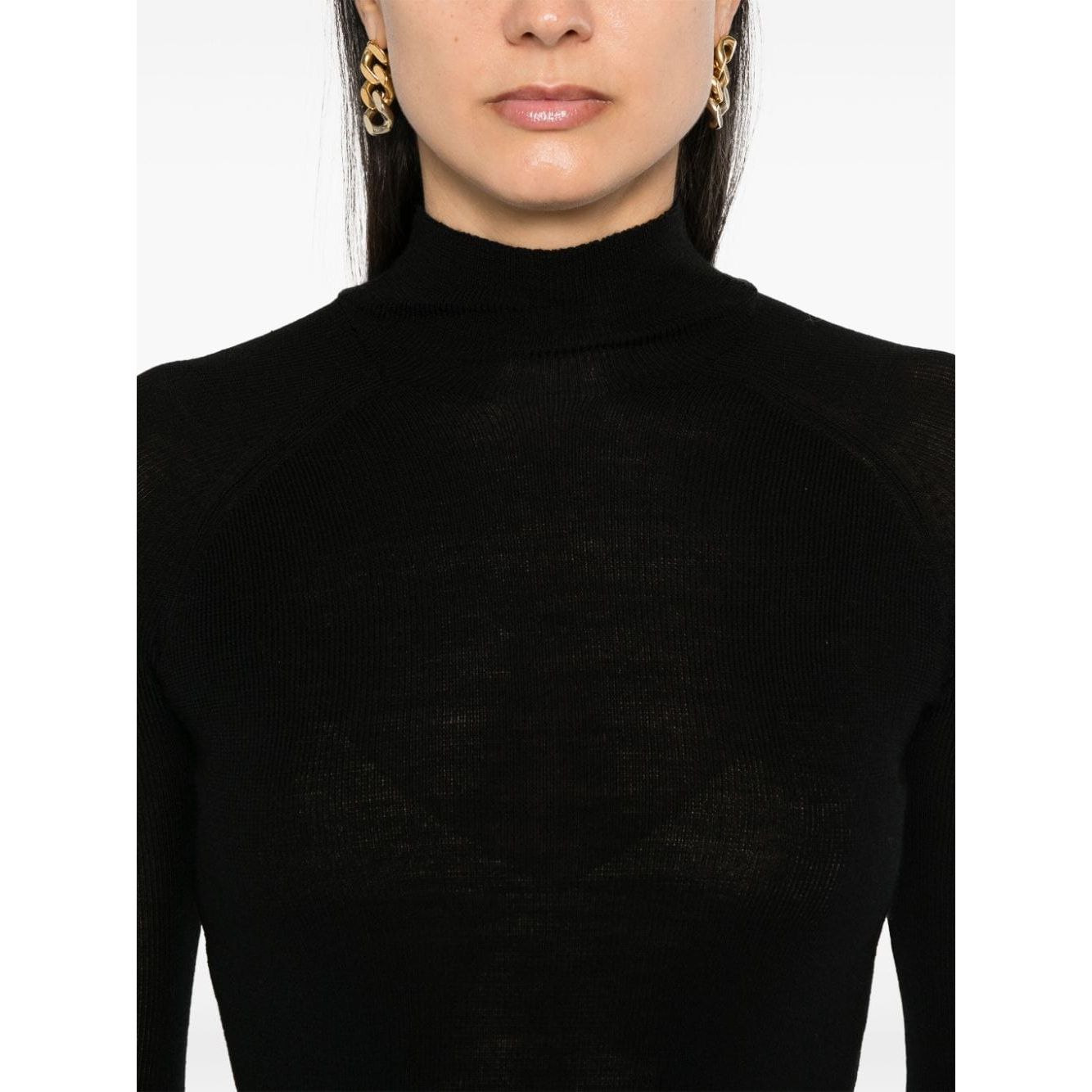 Majestic Sweaters Black Topwear Majestic