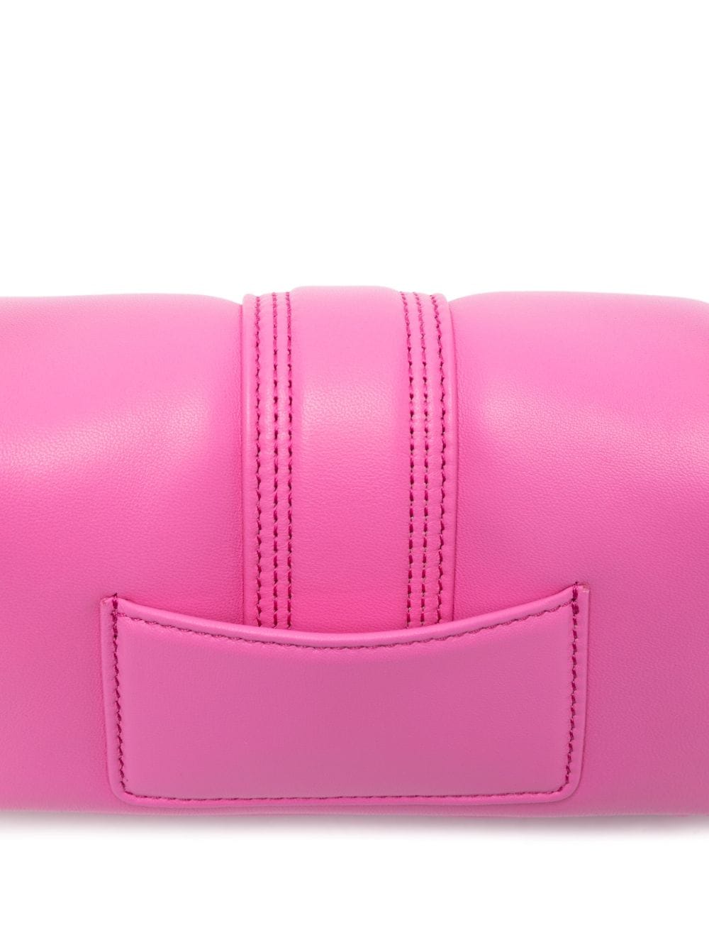 JACQUEMUS fluorescent pink calf leather padded Bag Shoulder JACQUEMUS