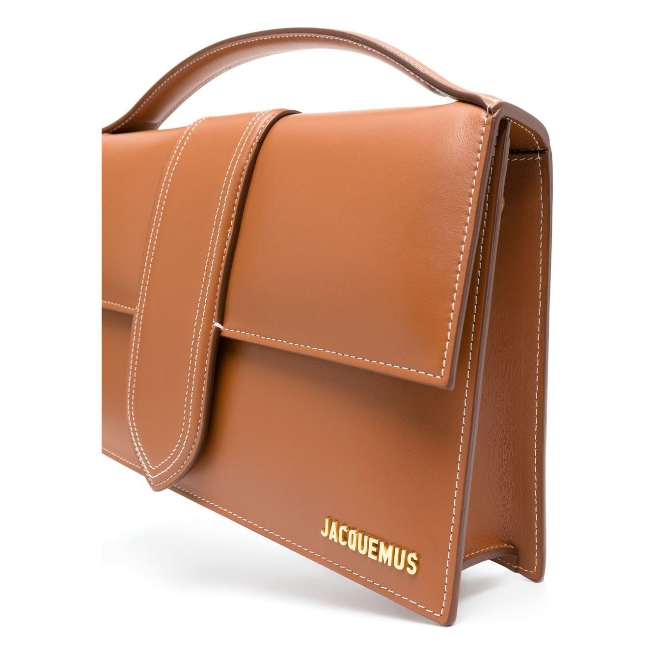 JACQUEMUS Bags.. Leather Brown Handbag JACQUEMUS