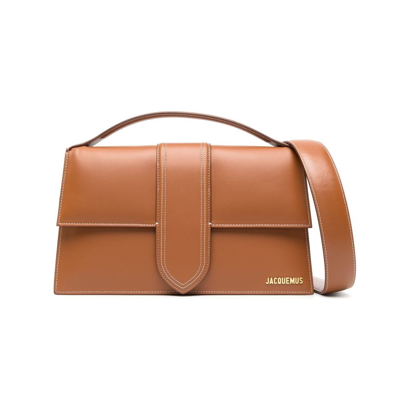 JACQUEMUS Bags.. Leather Brown Handbag JACQUEMUS