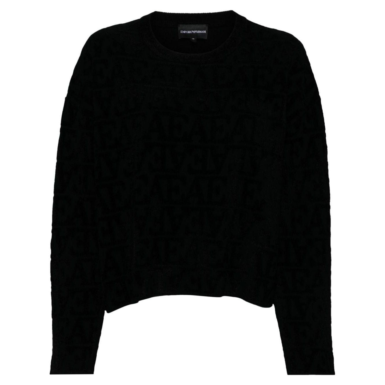 Emporio Armani Sweaters Black Topwear Emporio Armani