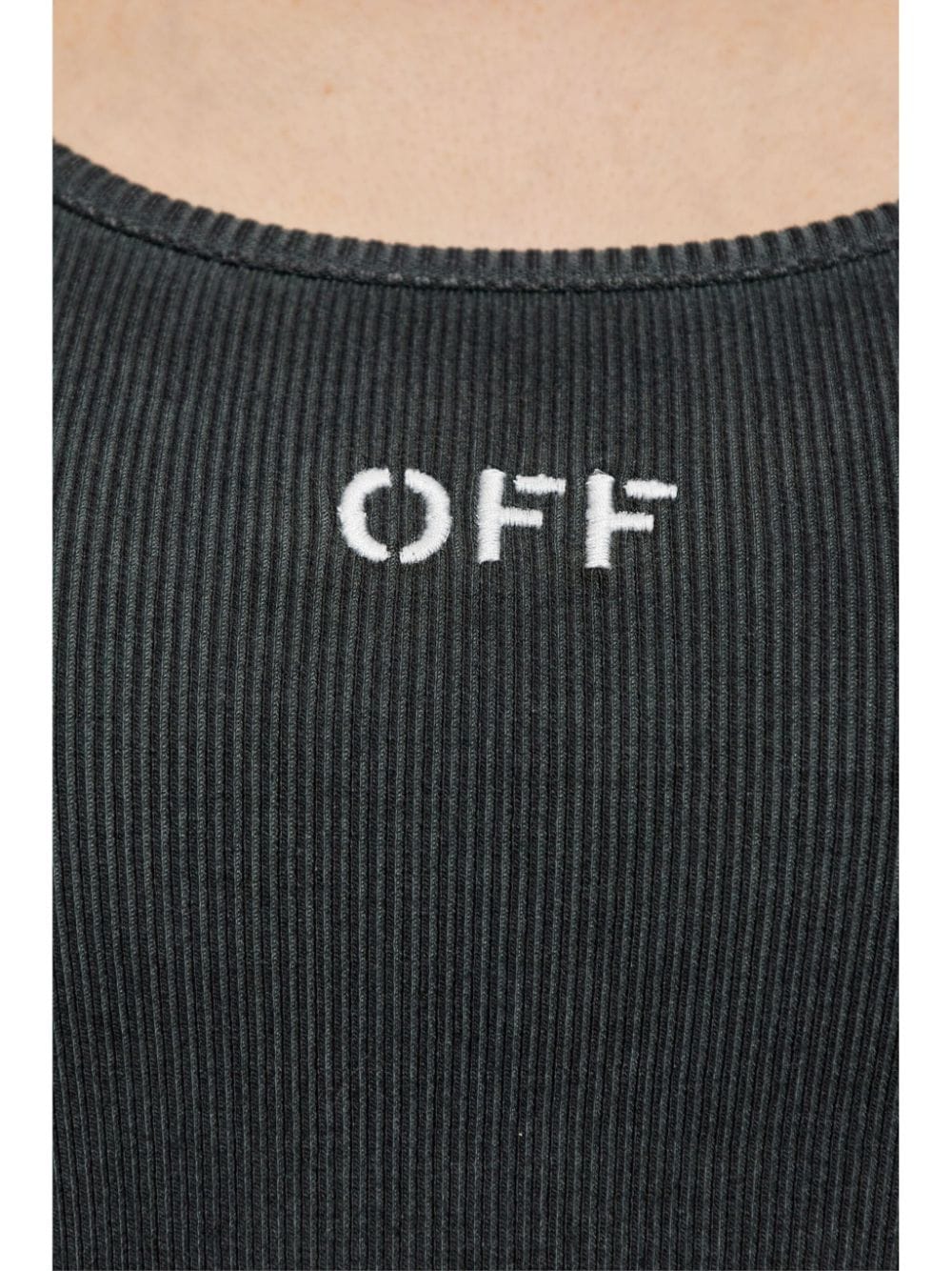 Off White Top Grey Topwear Off White