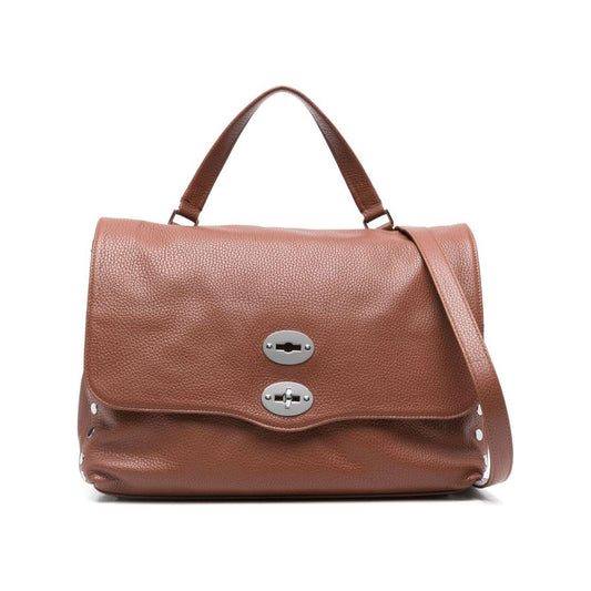 Zanellato  brown leather grained Bag Handbag Zanellato