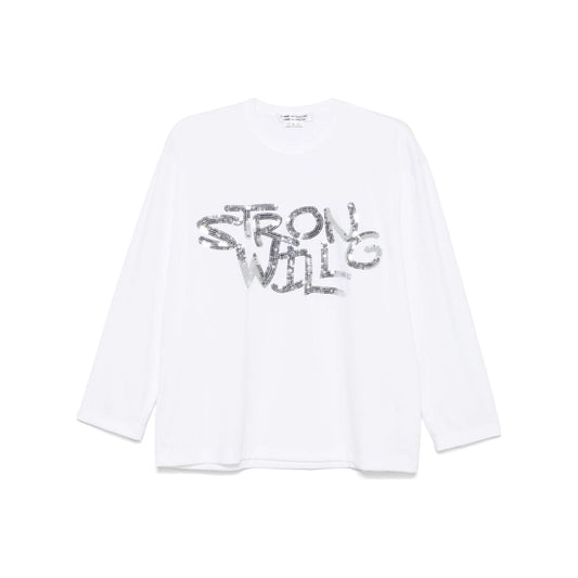 Comme Comme T-shirts and Polos White Topwear Comme Comme