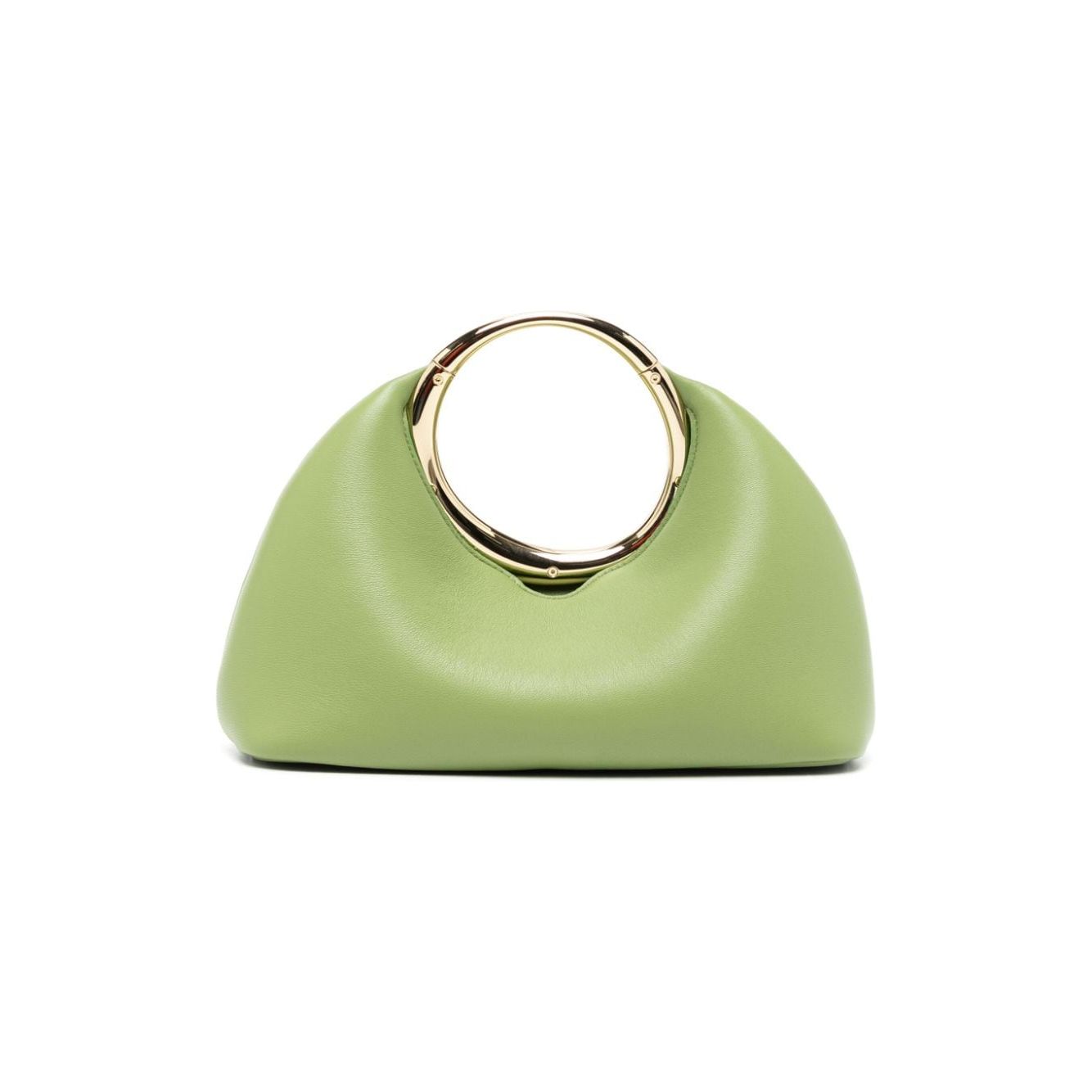 JACQUEMUS Bags.. Green Clutches JACQUEMUS