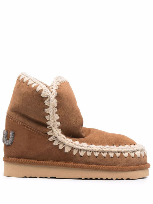 Mou Boots Leather Brown Boots Mou