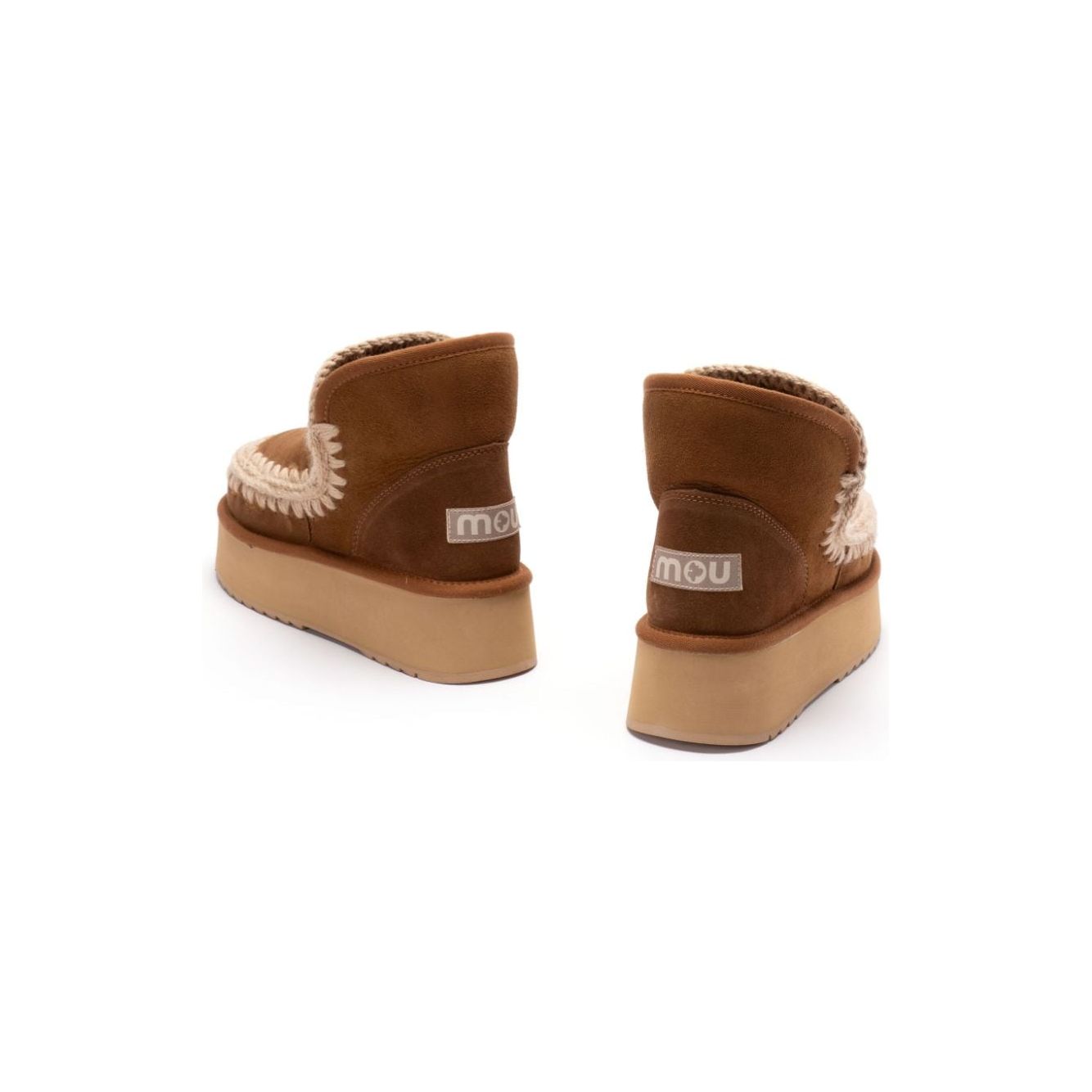 Mou Boots Leather Brown Boots Mou