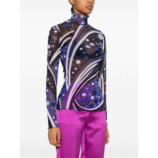 Pucci Sweaters Blue Topwear Pucci