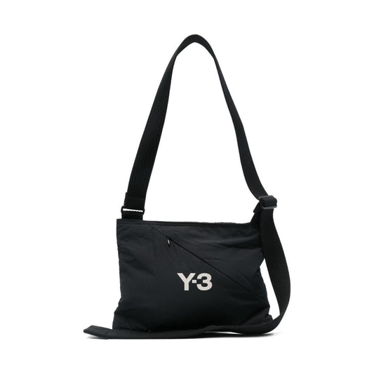 Y-3 black recycled polyester padded Shoulder Bag Shoulder Y-3