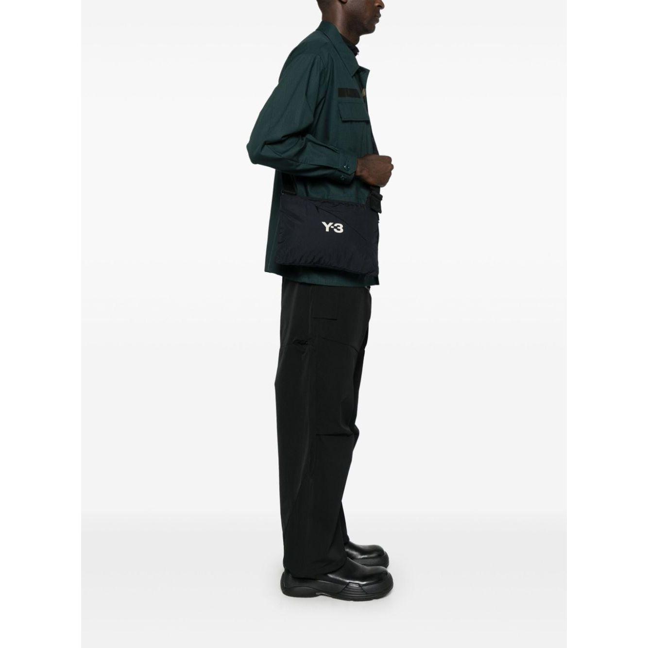 Y-3 black recycled polyester padded Shoulder Bag Shoulder Y-3