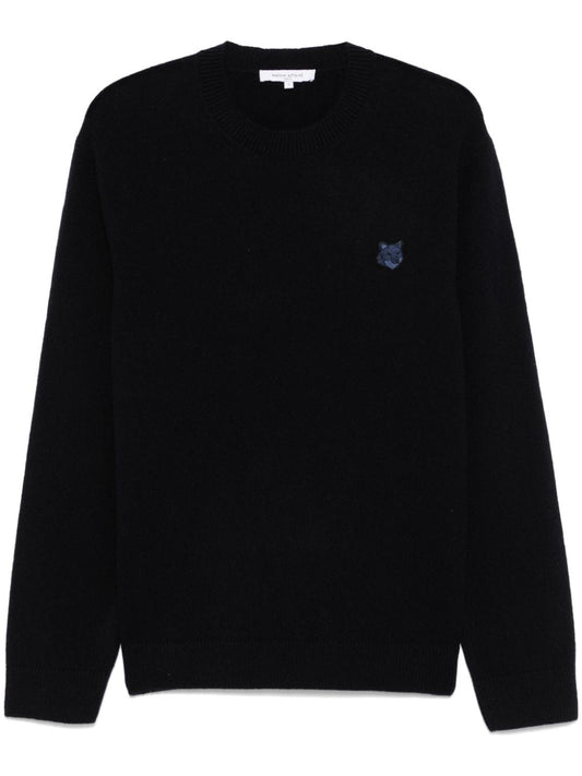 MAISON KITSUNE' Sweaters Blue Topwear Maison Kitsune'