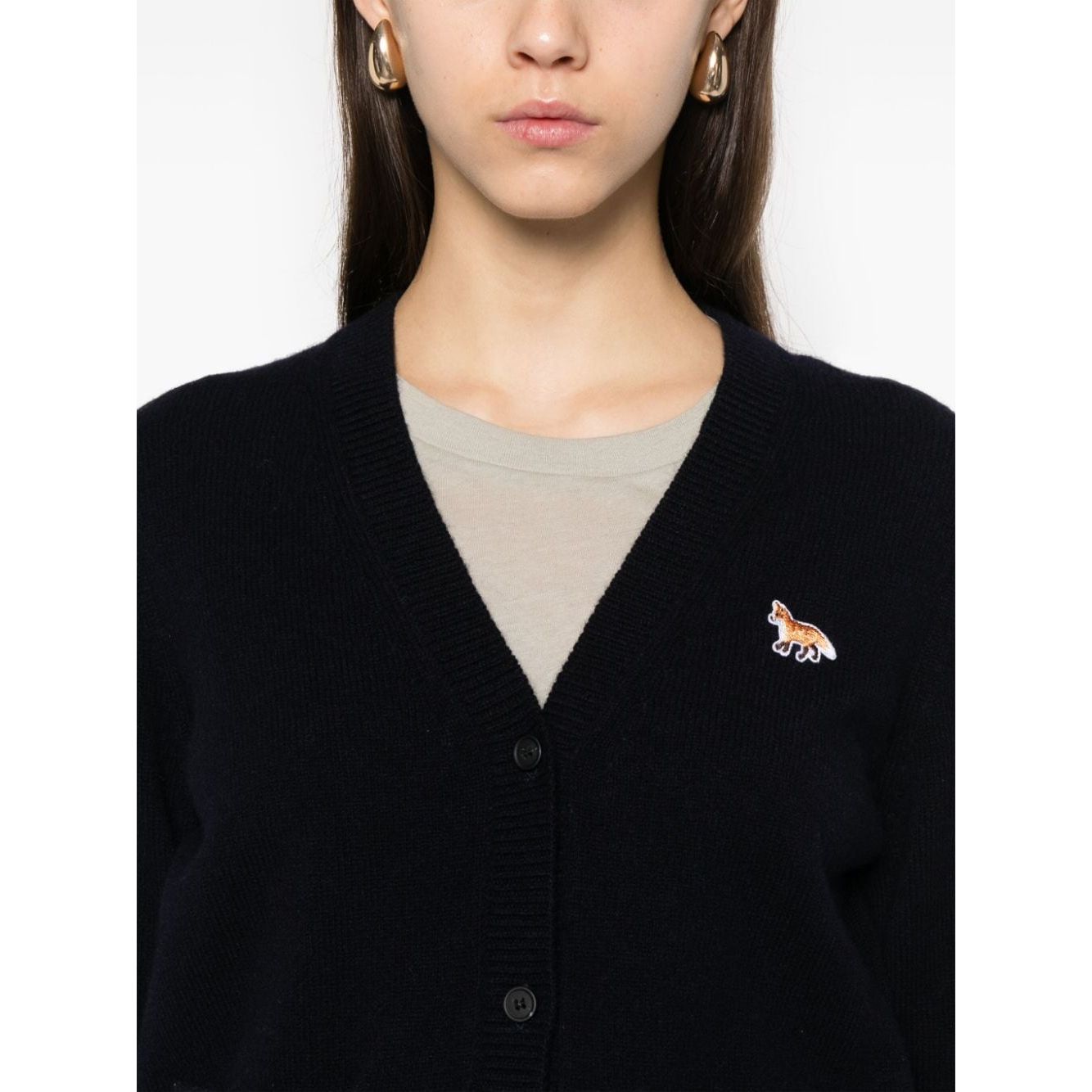 MAISON KITSUNE' Sweaters Blue Topwear Maison Kitsune'