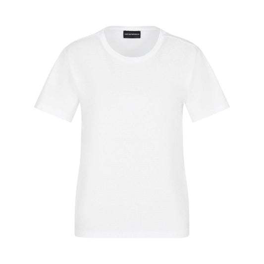 Emporio Armani T-shirts and Polos White Topwear Emporio Armani