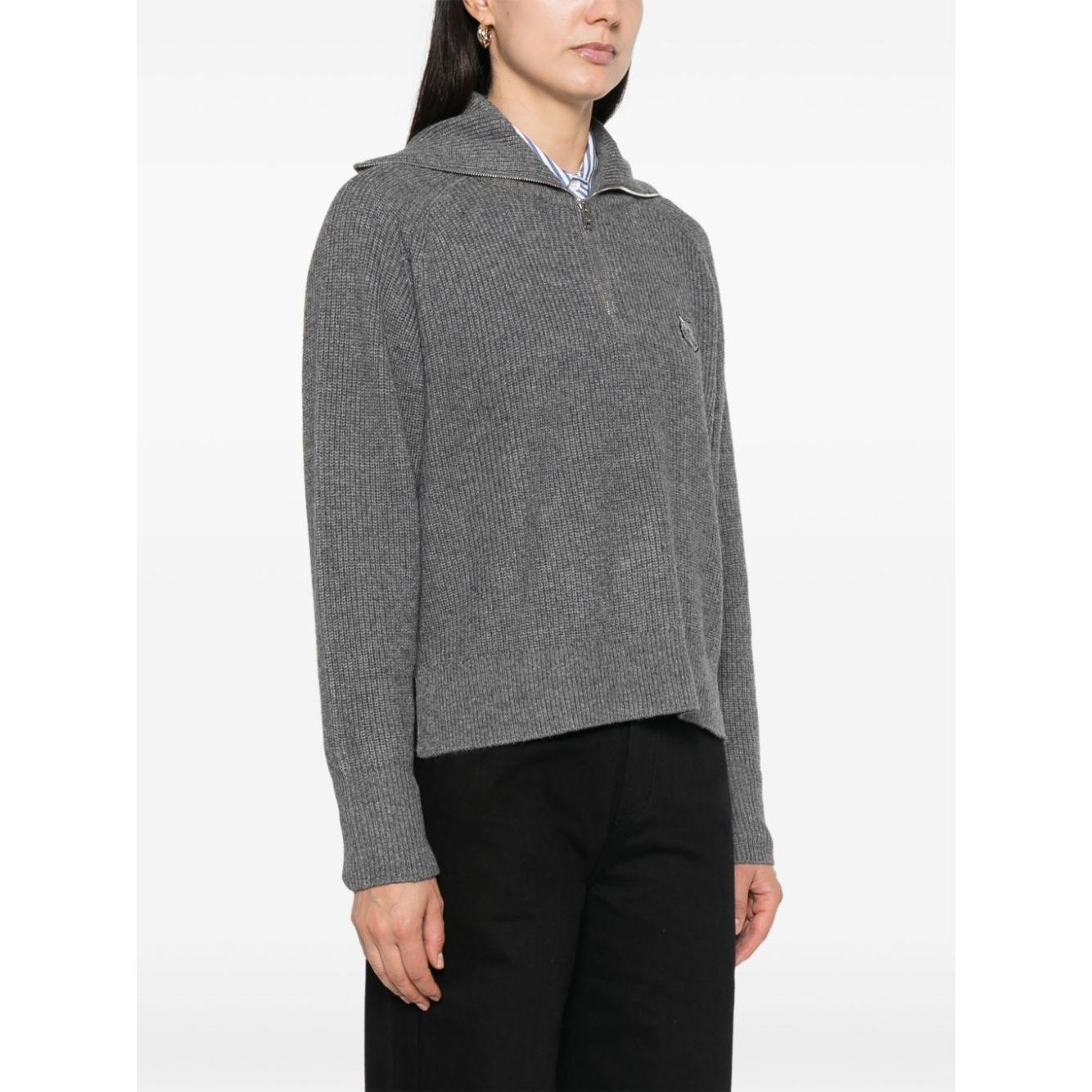 MAISON KITSUNE' Sweaters Grey Topwear Maison Kitsune'