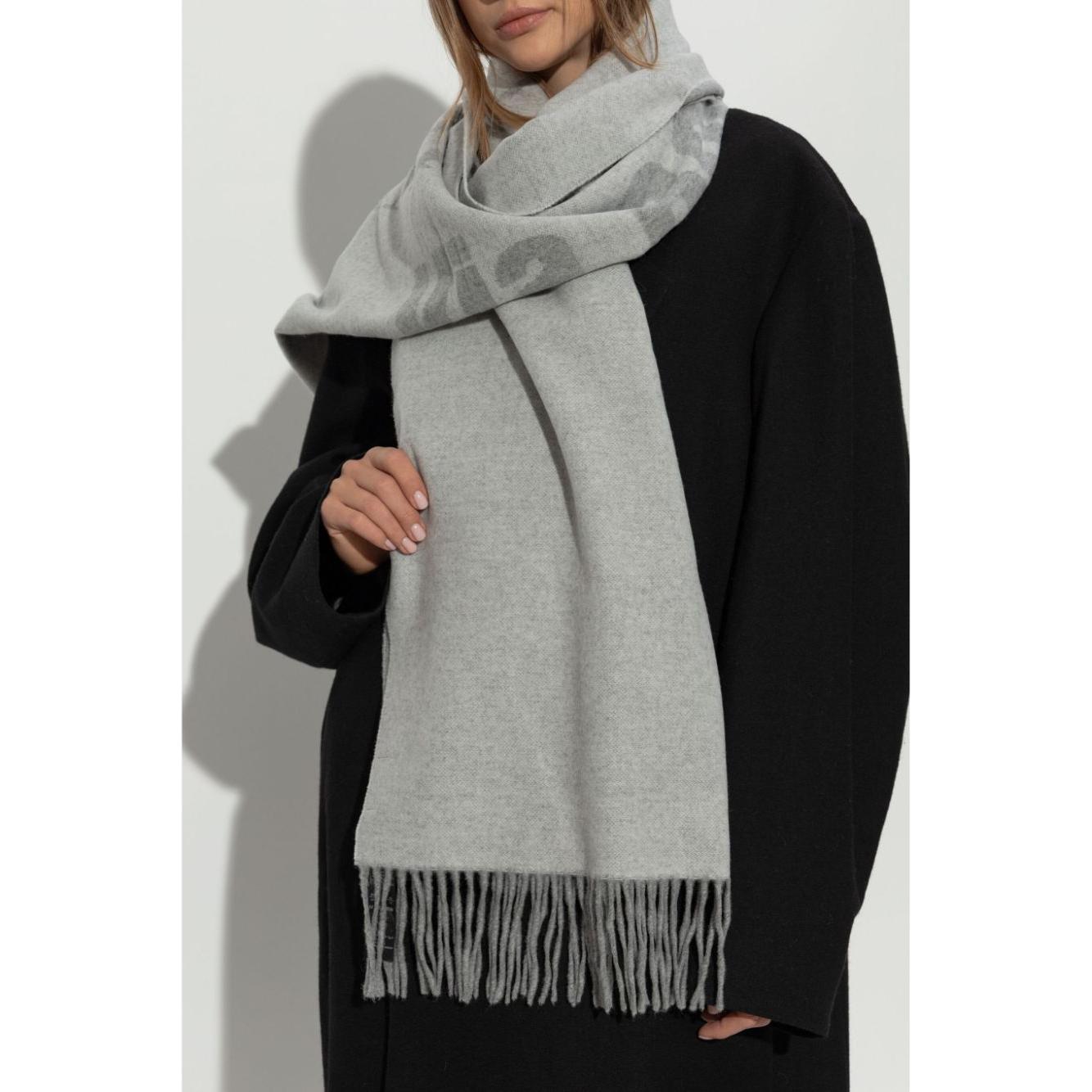 Emporio Armani Scarfs Grey Scarves Hats & Gloves Emporio Armani