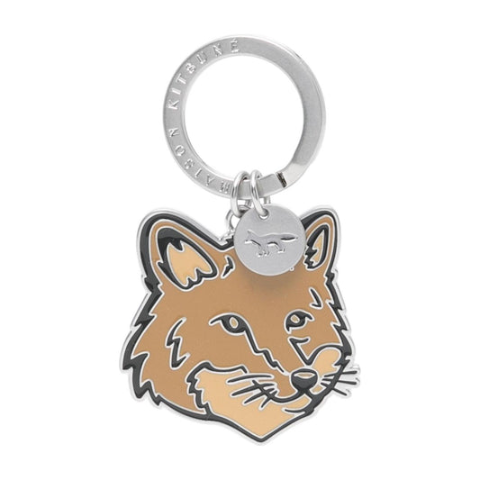 MAISON KITSUNE' Keychains Beige Small Leather Goods Maison Kitsune