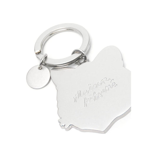 MAISON KITSUNE' Keychains Beige Small Leather Goods Maison Kitsune