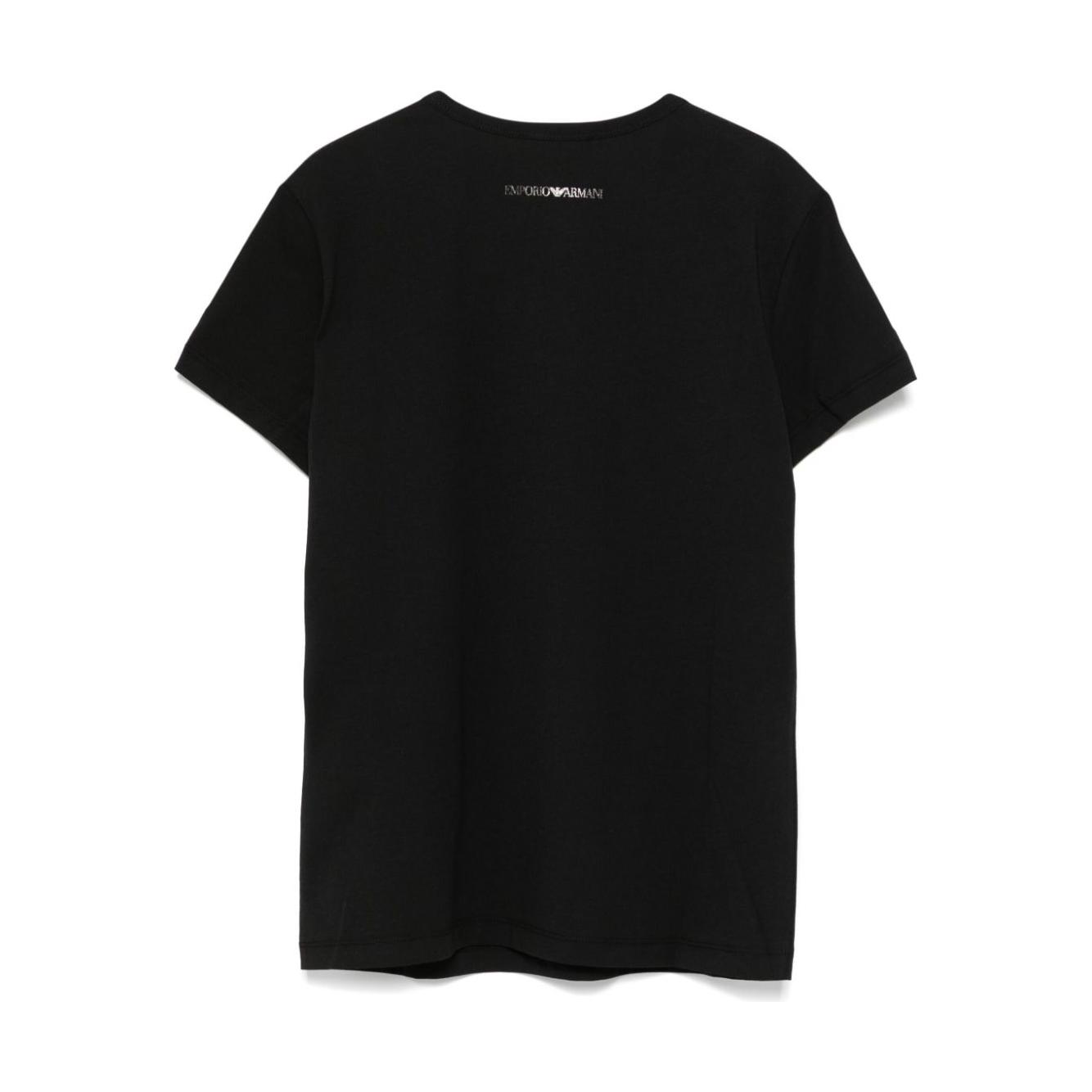 Emporio Armani T-shirts and Polos Black Topwear Emporio Armani