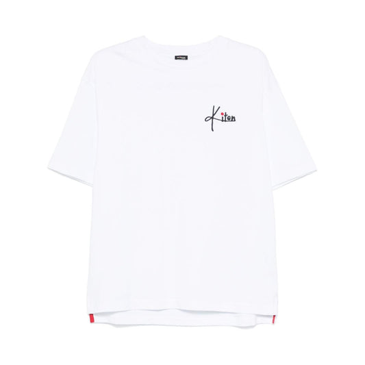 Kiton T-shirts and Polos White Topwear Kiton