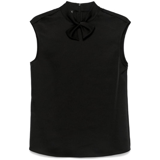 Emporio Armani Top Black Topwear Emporio Armani