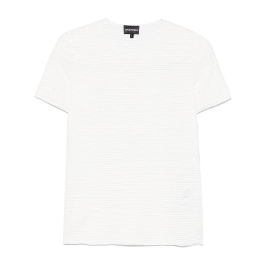 Emporio Armani T-shirts and Polos White Topwear Emporio Armani