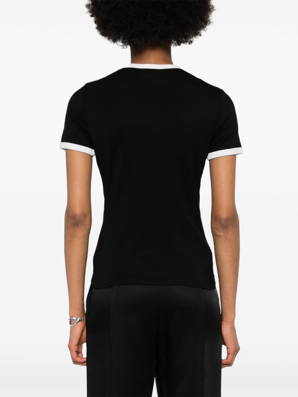 COURREGES PRE T-shirts and Polos Black Topwear Courreges Pre