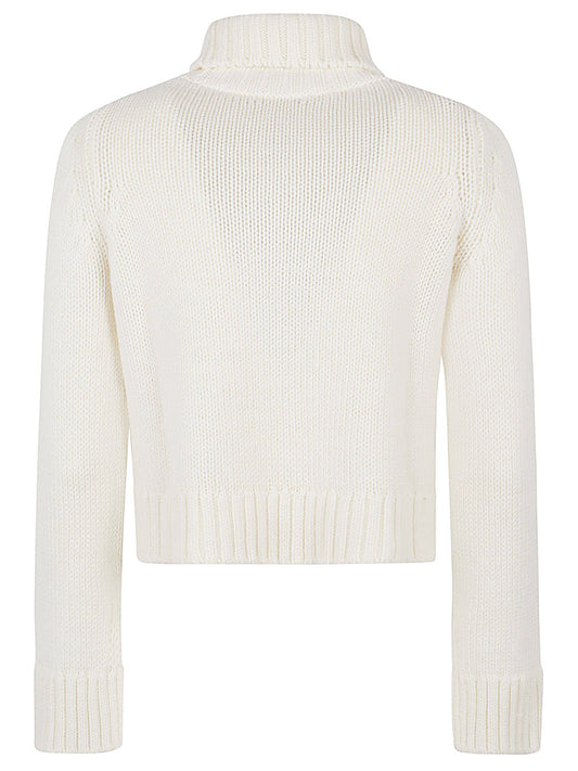 Base Sweaters White Topwear Base