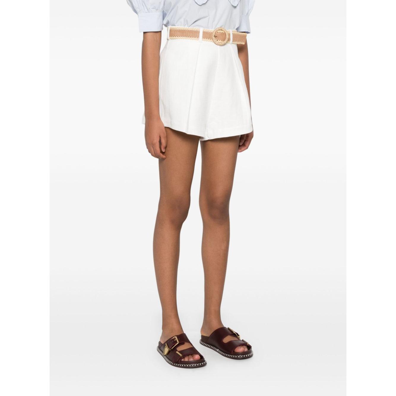 Zimmermann Shorts White Short trousers Zimmermann