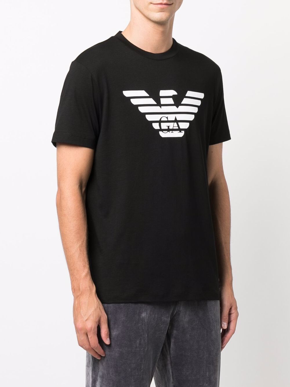 Emporio Armani cotton jersey t-shirt with logo print