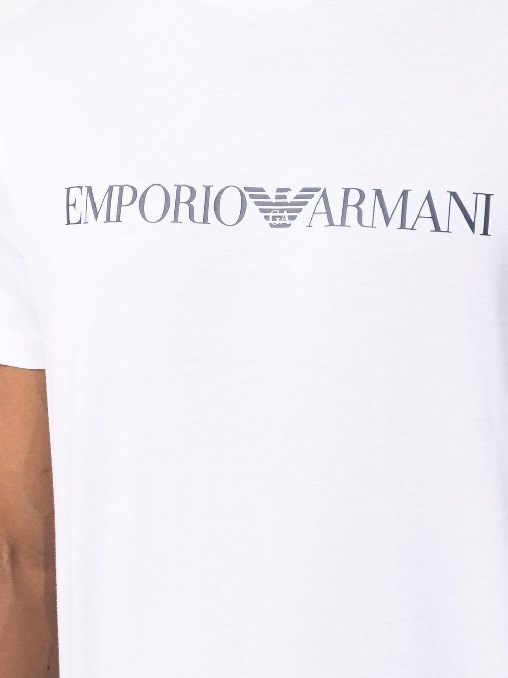 Emporio Armani logo-print cotton T-Shirt