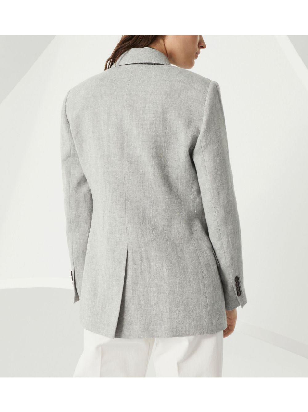 Brunello Cucinelli Jackets Light Grey Jackets Brunello Cucinelli